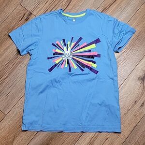 Psycho Bunny Shubert Graphic Cornflower Men's Tee Shirt SIZE small (4) (B0020)